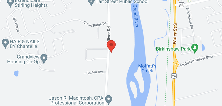 map of 289 West River Road